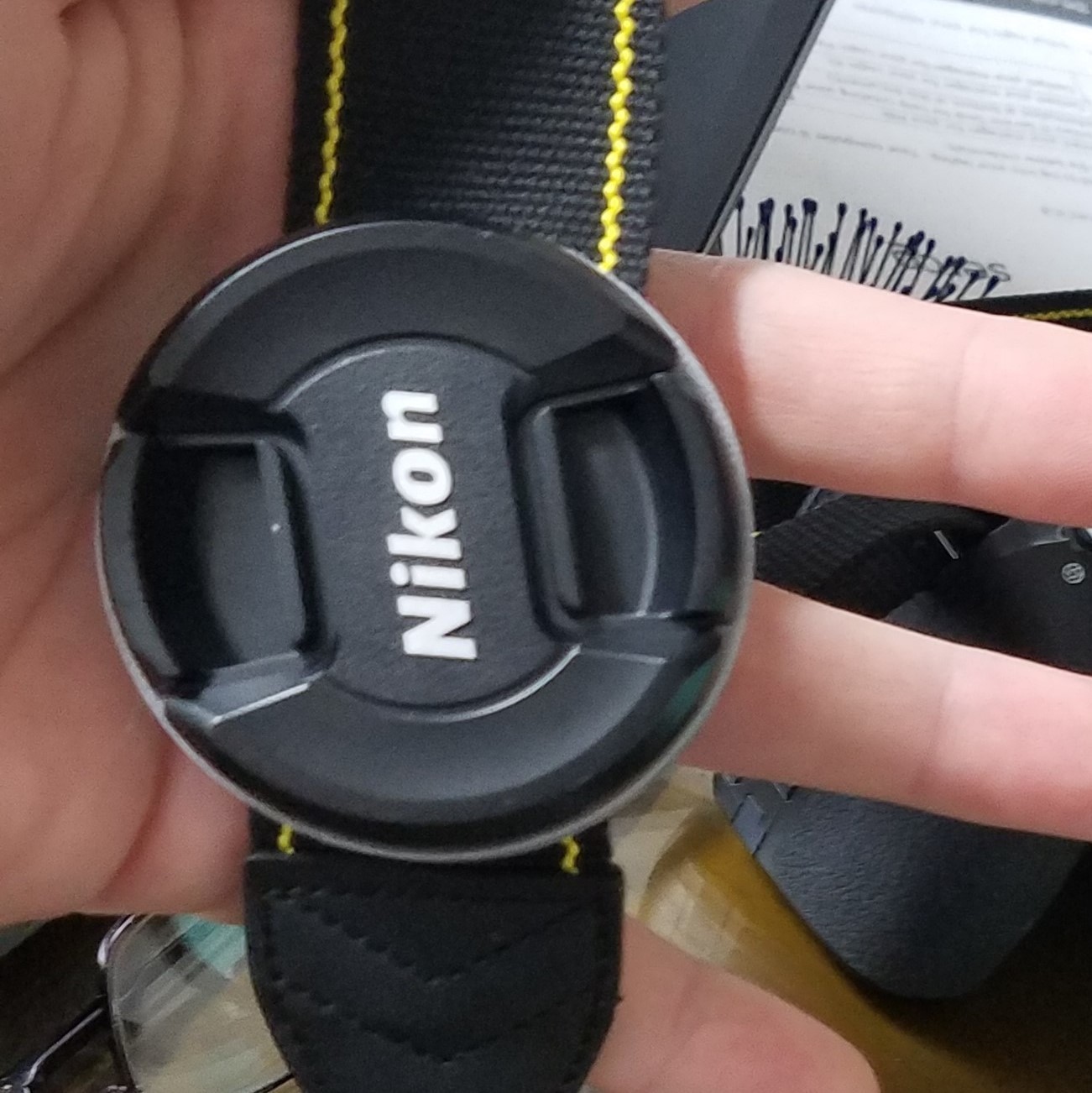 Free STL file 55mm Nikon Lens Cap Holder/Caddy 🧢・3D printable design to
